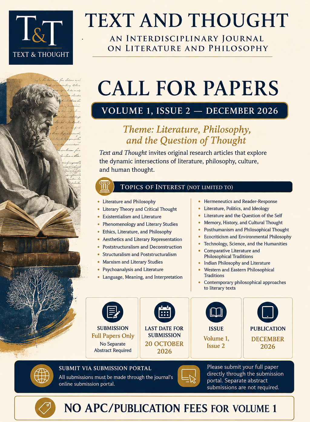 CFP Text and Thought